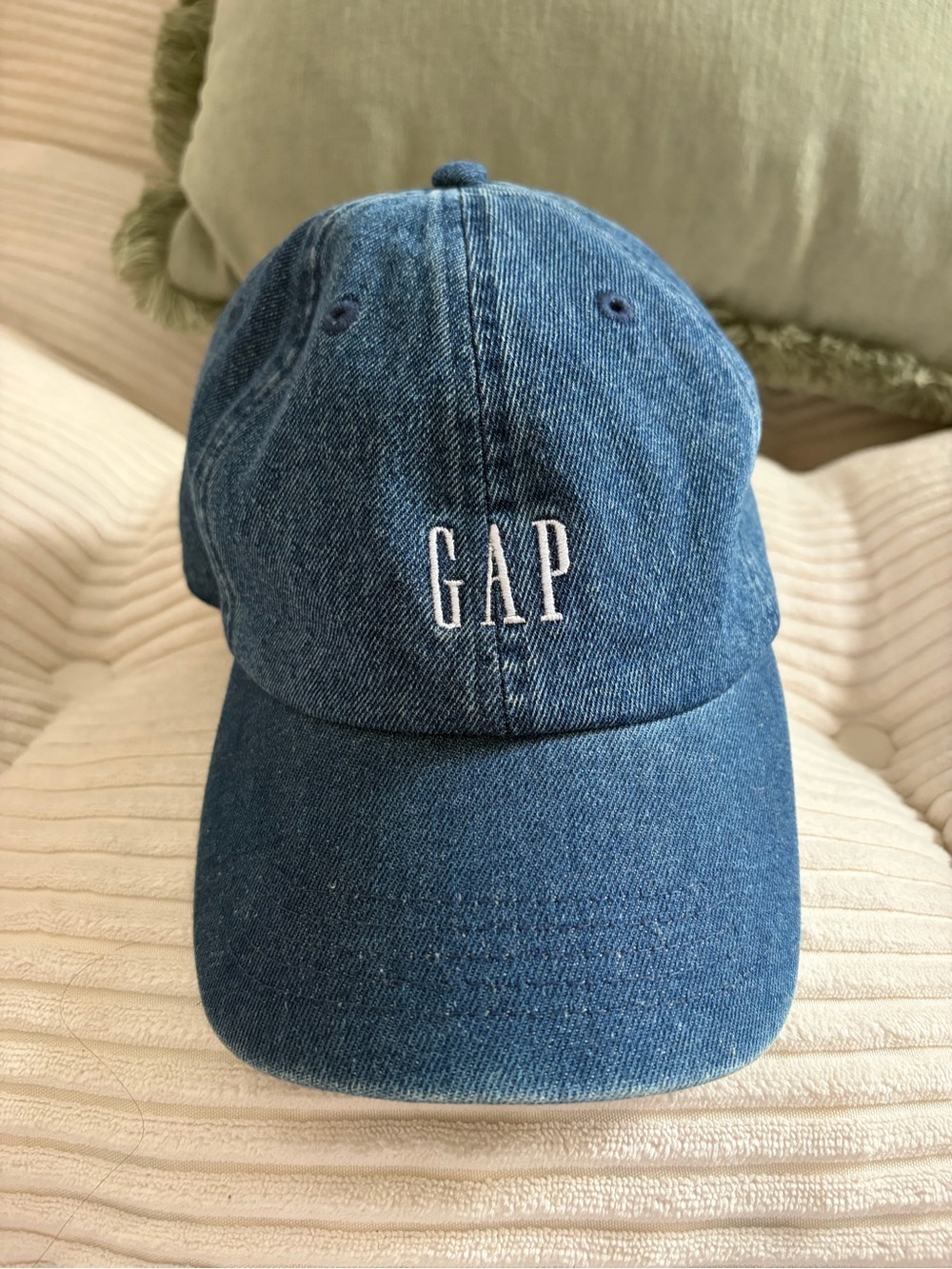 GAP Denim Blue Classic Logo Baseball Cap
